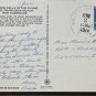 Avalanche Falls Franconia Notch New Hampshire 1978 Color Postcard Posted Note