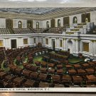 Senate Chamber US Capitol Washington DC Postcard 1930s Colortone
