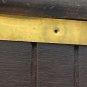 Wooden Box Coffee Grinder Vintage Metal Straps Hand Crank Large 6.25&acirc;�� sq