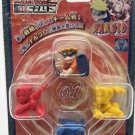 Naruto Pierrot Team 7 (2002) Bandai Sakura & Sasuke Dice Game Set Japan