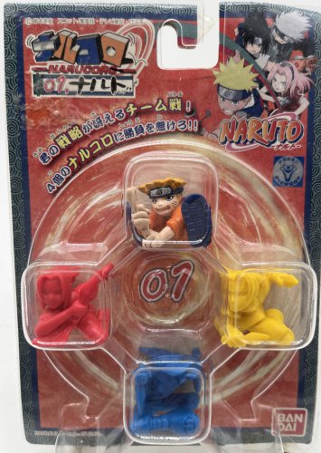 Naruto Pierrot Team 7 (2002) Bandai Sakura & Sasuke Dice Game Set Japan