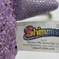 SHIMMEEZ 8" Delilah Dog Sequin Plush Stuffed Animal Purple Green
