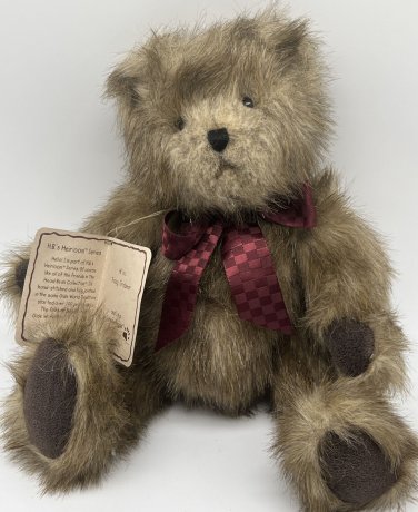 Boyds Bear Fuzzy Grizbear 12" Fully Jointed Teddy Bear