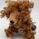MANHATTAN TOY PIERRE WAITS PATIENTLY Brown MINI POODLE PLUSH Collar Leash Curly