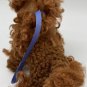 MANHATTAN TOY PIERRE WAITS PATIENTLY Brown MINI POODLE PLUSH Collar Leash Curly
