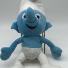 The Smurfs Movie Clumsy Plush 13” Stuffed Animal Toy Blue White 11”