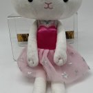 Hallmark Tutu Sweet Ballerina Plush white Stuffed Animal cat doll 13”