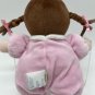 My First Doll Pink Rattle Brown Hair Carter's Child of Mine Plush 8" Toy Lovey