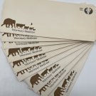 Vintage Long Envelopes Pre-Stamped 15 cent air Veterinary Medicine LOT OF 9