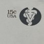 Vintage Long Envelopes Pre-Stamped 15 cent air Veterinary Medicine LOT OF 9
