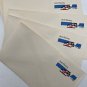 Vintage Envelopes Pre-Stamped 15 cent air Auto Racing stamp unused LOT OF 5 RARE