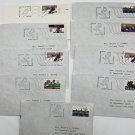 United States 1980 Winter Olympic Games Philadelphia Collection of 9 FDC Grp 3