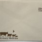 Vintage Envelopes Pre-Stamped 15 cent air Veterinary Medicine stamp LOT OF 11