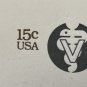 Vintage Envelopes Pre-Stamped 15 cent air Veterinary Medicine stamp LOT OF 11
