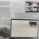 1980 USPS US Winter Olympics XIII Souvenir Folder Mint Stamp Set Vintage