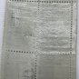 US Stamps, Workmen's Compensation 1961 4c bottom block of 4
