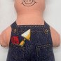 3 Little Pigs Cranston cut & sew pig Nursery decoration Pigs Straw, Wood, Brick