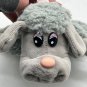 Vintage Tonka Pound Puppies Newborn Furries 9â Gray Poodle Dog Plush