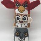 Classic Toy Co Tiki Totem Pole Plush Stuffed Animal RARE Toy 9" Bird Monkey Wolf