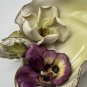 California Art Pottery Candy/Jewelry Dish-Vee Jackson Pasadena Gold Trimmed