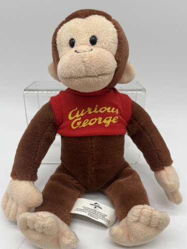 Curious George Universal Studios Red Shirt 10&acirc;�� Plush Monkey