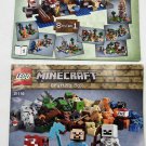 Lego MINECRAFT Instruction Manual Booklet Only #21116 Crafting Box Bks.1-2