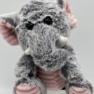 Kellytoy Elephant 8" Plush Stuffed Animal Gray Heart On Foot Valentine's Day
