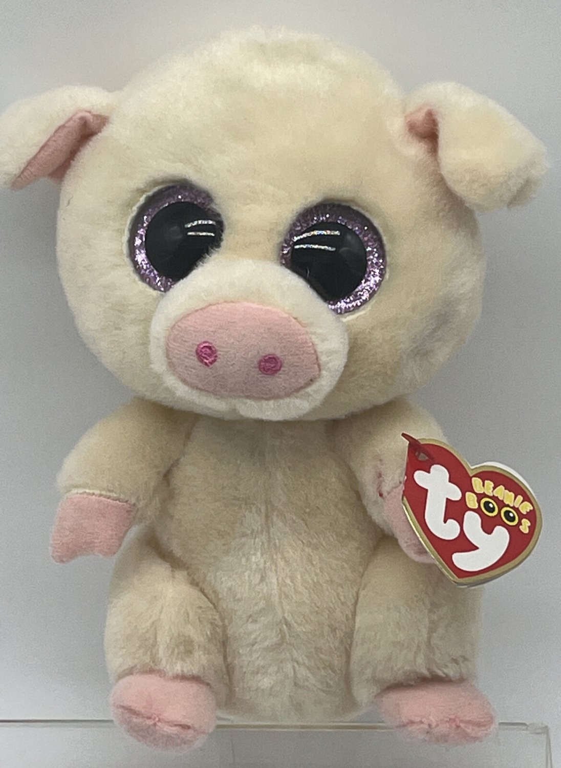 TY Beanie Boos PIGGLEY the Pig 6” Plush Stuffed Toy NWT