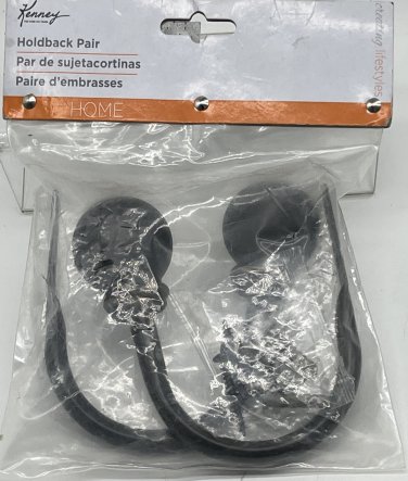Kenney Holdback Drape Pair Oil Rubbed Bronze