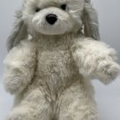 Vintage Mattel Emotions Dog JOY Stuffed Animal Plush White Gray 12” 1984
