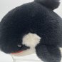 Vintage 1991 Sea World SHAMU Killer Whale Orca Plush Stuffed Animal Toy 8â