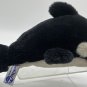 Vintage 1991 Sea World SHAMU Killer Whale Orca Plush Stuffed Animal Toy 8â
