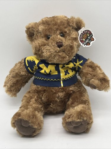 CHELSEA Teddy Bear Co. University of Michigan 10 Plush in Colormax Shirt