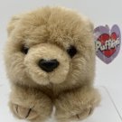 HONEY THE BEAR  PUFFKINS By Swibco vintage plush Stuffed Animal /w tags 1997