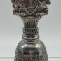 TBN Trinity Broadcasting Network Bethlehem PEWTER SILVER TONE BELL MADE IN SPAIN