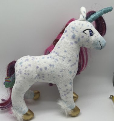 Plush UNI the UNICORN Stuffed Animal w/ Brushable Hair Douglas Cuddle Toys #7590