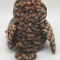 Ty Boo Hoo Owl Plush Black & Orange Halloween 5"  Beanie Bag Stuffed Animal Toy