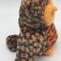 Ty Boo Hoo Owl Plush Black & Orange Halloween 5"  Beanie Bag Stuffed Animal Toy