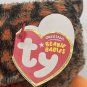 Ty Boo Hoo Owl Plush Black & Orange Halloween 5"  Beanie Bag Stuffed Animal Toy