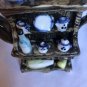 Old Desk Figural Teapot Decorative Ceramic Brown Cabinet Dishes Basket Kitty 5&acirc;��