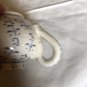 K&Atilde;&frac14;tahya Ceramics, Altin Gini Signed, Small Teapot, Hand Painted White & Blue 5&acirc;��