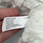 American Greeting Stuffed Plush Shaggy Ribbed Corduroy White Easter Bunny Rabbit