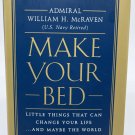 Make Your Bed by Admiral William H. McRaven (2017) 1st Edition Hardcover DJ