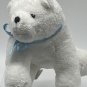Bath & Body Works BBW White Polar Bear with Blue Ribbon