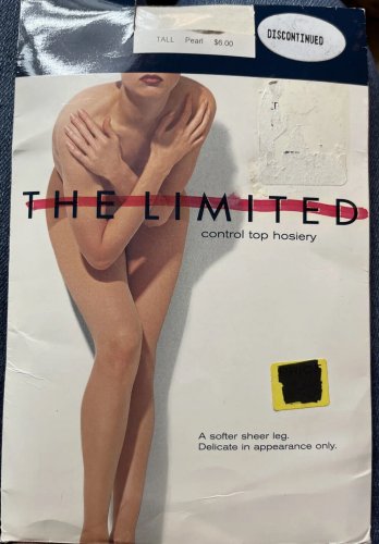 Vintage The Limited Tall Pearl Control Top Hosiery Pantyhose Unopened NWT