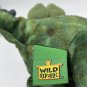 WILD REPUBLIC Green Fleece STEGASAURUS Dinosaur 9" Soft Plush Weighted