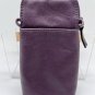 Gianni Conti Soft Leather Glasses Spectacle Coin Cigarette Case Purple 6.5â Tall