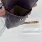 Gianni Conti Soft Leather Glasses Spectacle Coin Cigarette Case Purple 6.5â Tall
