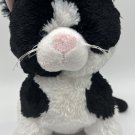 Ganz Bowzers & Meowzers Tuxedo Black and White Cat 11” Plush Stuffed H14013