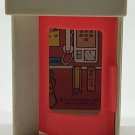 Vintage Fisher Price Little People 997 Play Village PHONE BOOTH telephone 1973